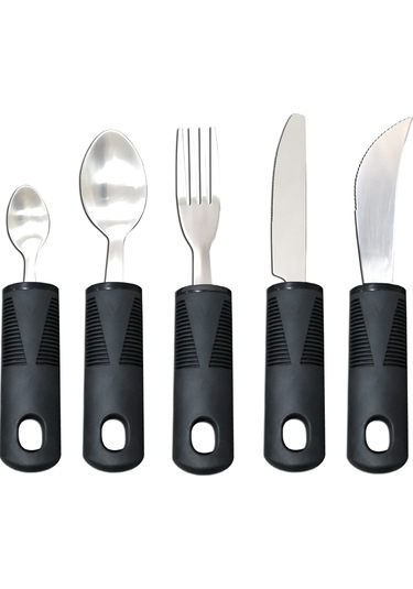 Geeksen Bükülebilir Paslanmaz Çelik Yemek Yeme Aletleri Seti - 4 Parça Diğer