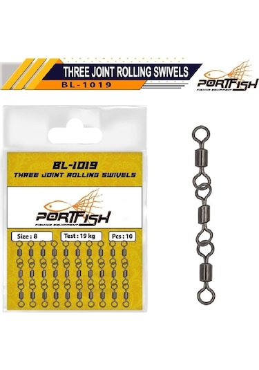 Portfish Bl-1019 Zincir Fırdöndü 3 Lü No:12 - Standart