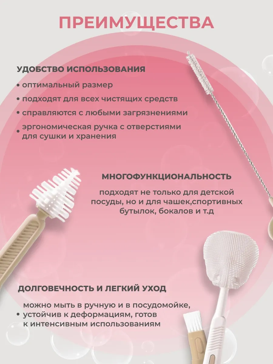 Cheremashka Bebek Biberon Ve Emzikleri İçin Silikon Fırç 418183701