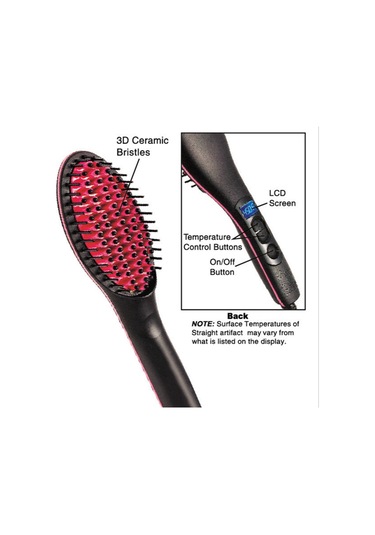 Xurunkeji Kablosuz Elektrikli Düz Saç Fırçası Hızlı Isınma Saç Düzleştirici Tarak Taşınabilir Salonlar İçin Saç Şekillendirme Aracı Ab Fişi