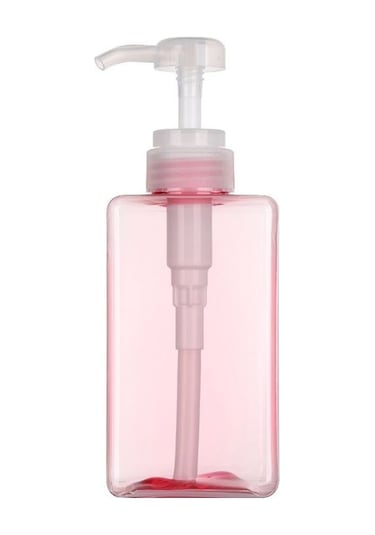 Pink-650ml--650ml Kare Şeffaf Şişe Sıvı Sabun Şanti Köpük Noktaları Şişeleme Şampuan Losyon Duş Jeli Pompası Bottlesnding