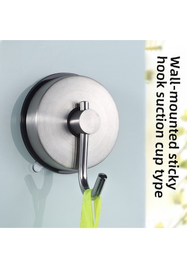 Reedark 304 Paslanmaz Çelik Vakumlu Sopa Tutucu - Mutfak/banyo Kullanıma Uygun, Delme Yok, İz Kalmaz, 27mm Çaplı Çok Amaçlı Asma Aleti Diğer