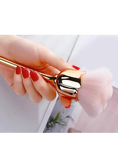 Gül Pudra Fırçası, Tırnak Fırçası, Allık Fırçası, Makyaj Sabitleme Ve Rötuş Fırçası, Kabarık Pudra Fırçası, Kontür Fırçası, Kapatıcı Fırçası, Kadınlara Hediye, Popüler Makyaj Aksesuarları, Pinkpink