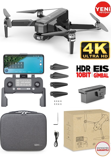 SJRC F11 Pro 4K Kameralı Drone Seti - 1.5 KM Menzil - 26 Dakika Uçuş Süresi + Çanta
