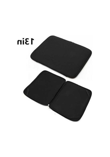 Ebitda A03 13 İnç Neopren Dizüstü Bilgisayar Kılıfı Çantası - Tablet Ve Evrak Taşıma - Siyah Siyah Siyah