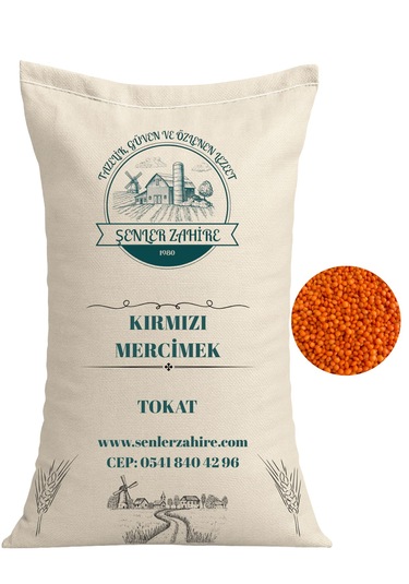 Yerli Mercimek 1 Kg Lezzetli, Kolay Pişen Kırmızı Taneler