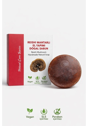 Reishi  El Yapımı Doğal Oval Sabun - 100 Gr Reishi