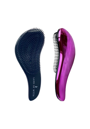 Land Of Myth Lom11015 Dolaşık Saç Açma Tarağı Rose Pink Black