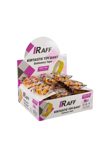 Raff Bant 12mm 10 Mt 36 Adetlik Kutu Diğer