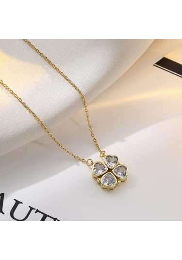 Bayan Kolye: Moda Estetiği Titanyum Çelik Kolye No.389 Çok REnkli