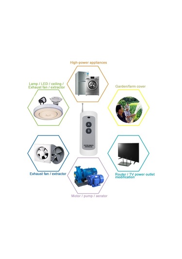 Homyl Evrensel Kablosuz Uzaktan Kumanda Anahtarı Verici Dc 12v 90x35x10mm