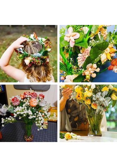 Beyaz Yapay Çiçek Teli, No:24 1 Mm - Çiçek Aranjman Yapım Teli,