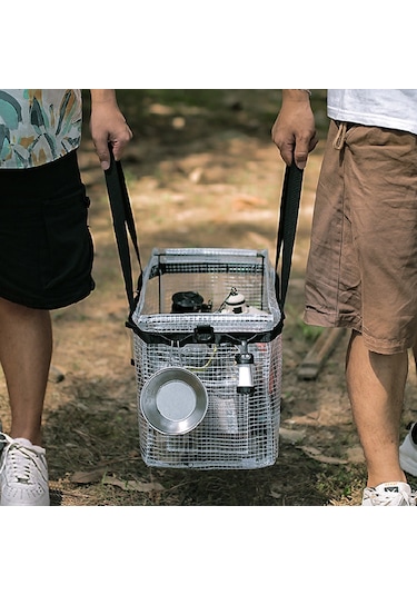 Ruicoo "katlanabilir Şeffaf Outdoor Depolama Çantası - 28l Geniş Kapasiteli Kamp & Piknik Eşya Organizer" Çok Renkli