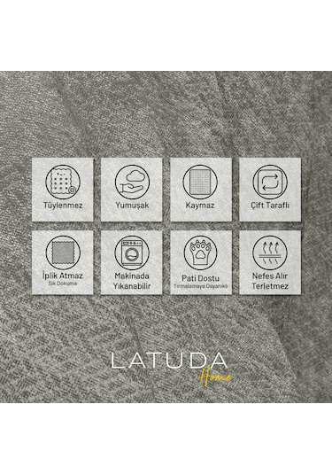 Jakarlı Şönil Koltuk Örtüsü Çekyat Örtüsü Koltuk Şalı 110x175 2 Ad. Kaymaz Gümüş Gümüş