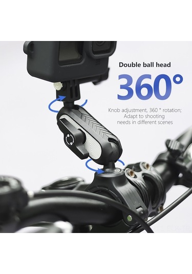 Ebitda 360 Dönebilen Bisiklet Gopro Aparatı - 12/11/10/9/8/7 Uyumlu