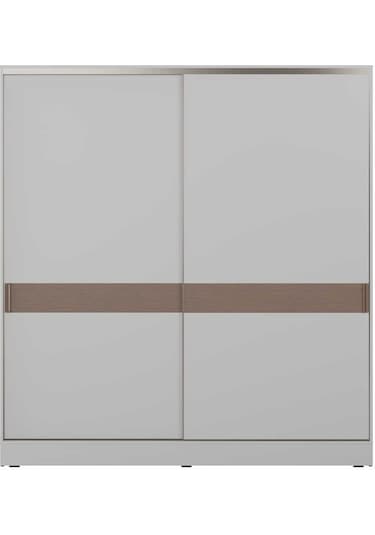 Milano Sürgülü Gardırop - Vizon/zebra 207x223x60 Cm