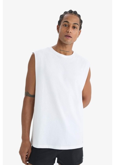 DeFactoFit Boxy Fit Bisiklet Yaka Sporcu Atlet A1821AX25HSWT80