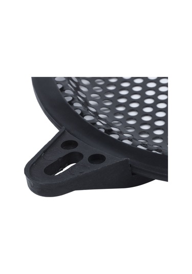 6.5 İnç Metal Örgü Yuvarlak Araba Woofer Kapağı Hoparlör Izgarası Siyah 2 Adet