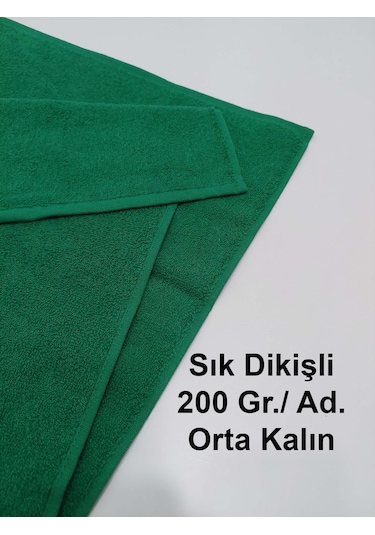 Berber Havlusu Sporcu Havlusu Yüz Havlusu Yeşil 50x90 Cm 3 Lü