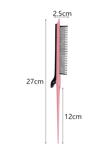 Suntek Kuaförlük Için Kuyruk Tarağı Alay Boyama Pembe