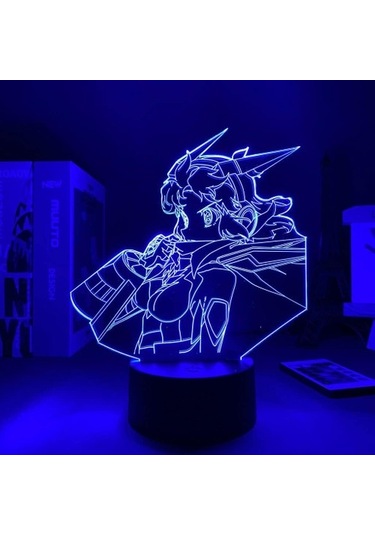 Goldenqian 3d Gece Lambası Dokunmatik Masa Lambası Gece Lambası Renkli Gece Lambası Gece Lambası Anime 3d Işık Led Gece Lambası Çocuklar Için Doğum Günü Hediyesi M53oıc Siyah