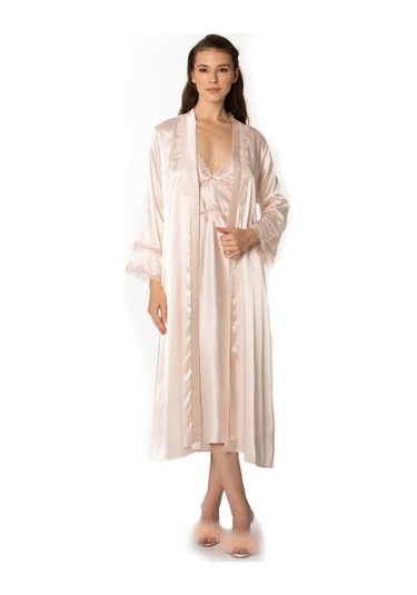 Pierre Cardin 6960 Kadın Saten Altılı Set - İnci Pudra