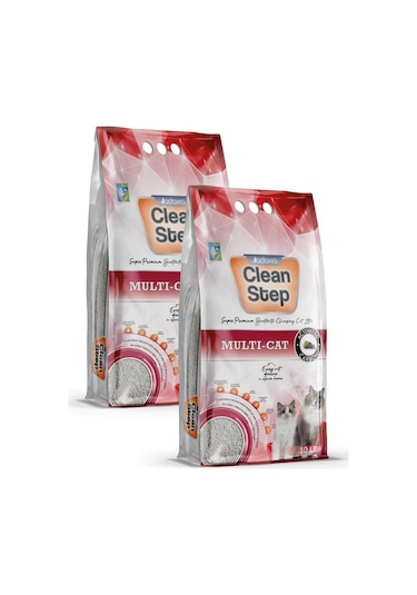 Jadawa Clean Step Aktif Karbonlu İnce Topaklaşan Bentonit Kedi Kumu 2 x 10 L