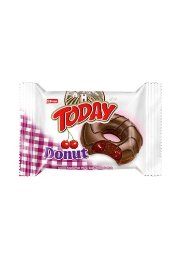Today Donut Kek Vişneli 35Gr. 24 Adet (1 Kutu)