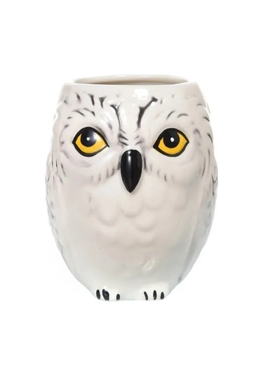 Ulzyvf Suyu Süt Seramik Şekli Kupa Kahve Kahvaltı Hayvan Beyaz Baykuş 3d Vp Beyaz