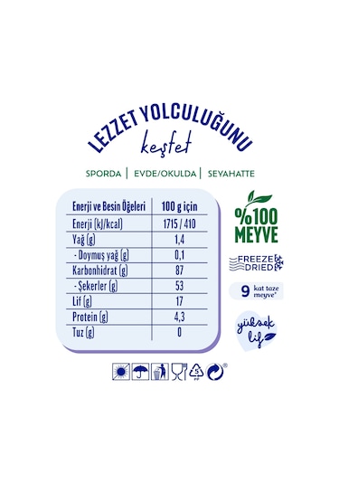 Yayla Enfies Freeze Dried Yaban Mersini 15 G X5 75 G