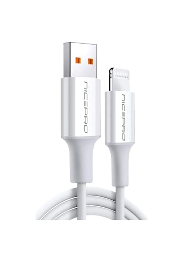 Nicepro Npo UTL12 60 W 1.2 M Tpe USB To Lightning Hızlı Şarj Ve Data Kablosu