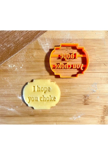 4 Adet İngilizce Harf Ve Dilekler Yazılı Bisküvi Kalıbı Pxcl Beyaz