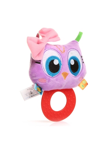 Sozzy Toys Çıngıraklı Dişlik Baykuşum Çok Renkli