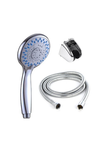 Qianfan 3 Fonksiyonlu Duş Seti - Mafsallı Askılı Spiral Siyah