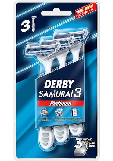 Derby Samurai Platınum 3 Blister 3'lü