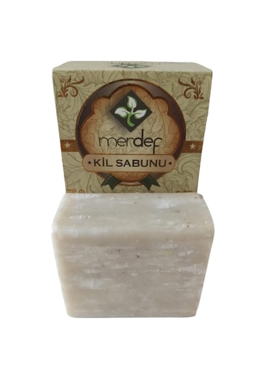 Merdef Doğal Katı Kil Sabunu 1 Adet