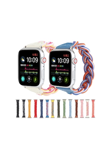 iOS Uyumlu Watch Serisi 7 41mm / 6 & Se & 4 40mm / 3 & 2 & 1 38mm, Uzunluk: 150mm