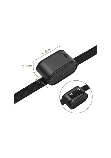 Lemestar Köpekler İçin Siyah Abs Kordonlu Alıcılı Kuruşluk, Elektronik Çit Uyumlu, H45288 Ek Parçası, 60cm Uzunluk