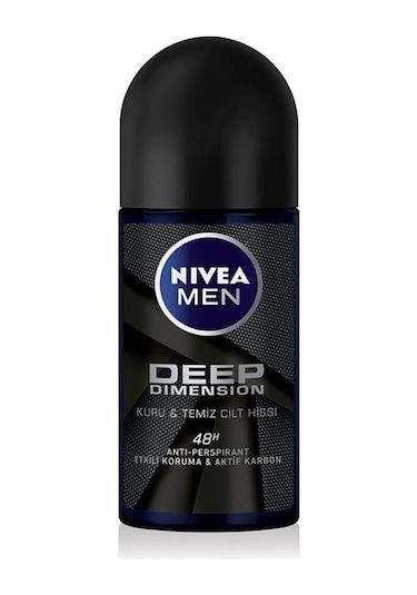 Nivea Men Deep Dimension Aktif Karbon Erkek Roll-On Deodorant 50 ML