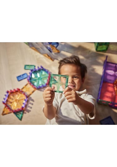 Cleverclixx Mega Creative Pack Manyetik Bloklar, Pastel 210 Parça