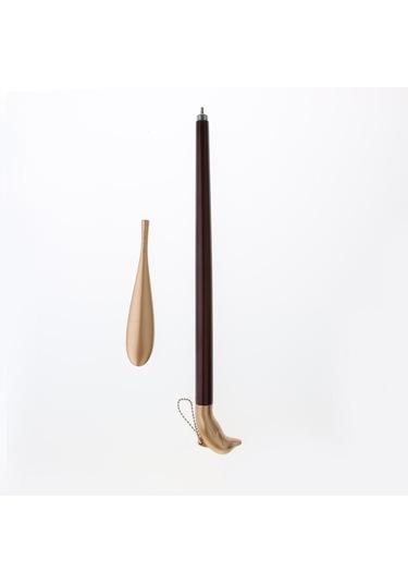 Suntek Dolphin Head Uzun Metal Ayakkabı Çekeceği Altın Altın