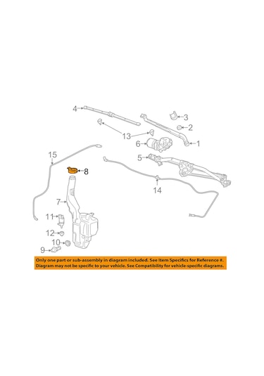 Jeemson Chevrolet, Buick, Cadillac Ve Gmc Modelleri İçin 2010-2016 Abs Silecek Suyu Bidonu Kapağı 13227300 - Kolay Kurulum, Tam Uyum