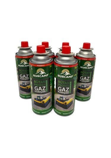Gaz Kartuşu 6'lı Set Çok Renkli