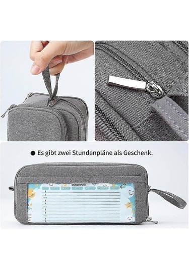 3 Bölmeli Kalem Kutusu Büyük Kapasiteli Kalem Kutusu Kalem Kutusu Kalem Çantası Diğer