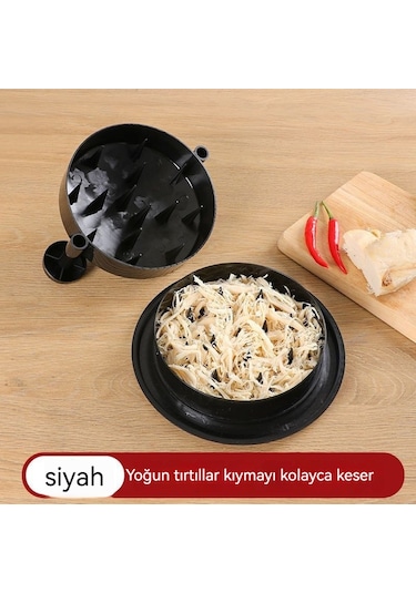 Jzcat Çok Fonksiyonlu Gözyaşı Tavuk Göğsü Parçalayıcı Tavuk Ayırıcı Gözyaşı Tavuk Aleti - Siyah Diğer