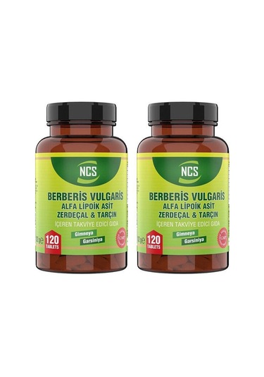Ncs Berberis Vulgaris Alfa Lipoik Asit Zerdeçal 120 Tablet 2 Adet