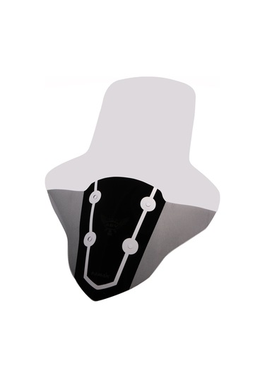 ABV Yamaha N-Max El Korumalı Şeffaf Tur Camı 73.5x58 cm (21-25) + Vida Takımı