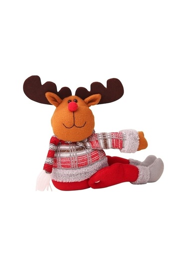 Ankatek Tutturucu Tokası Tatil Perde Perde Pencere Noel Noel Leezsing İçin Festival Ev Elk Dekorasyonu Bağlama Pk