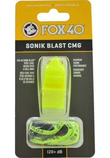 Fox 40 Sonik Blast Cmg Safety Düdük Neon Sari - Ipli 9203-1308 Neon Yeşil