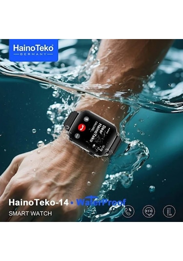 Haino Teko Teko14 Watch Ultra 14 Amoled Ekran Waterproof Akıllı Saat + 3 Kordonlu (İthalatçı Garantili)